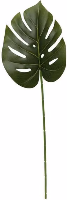 Kingsbury Gifts Artificial Monstera Leaf Stem, Green, Height: 60 cm