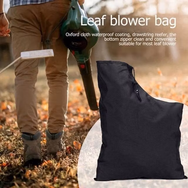 FLAVORA 2-Piece Black Polyester Garden Leaf Blower Vacuum Collection Bags, W/D/H: 100 x 15 cm – 1