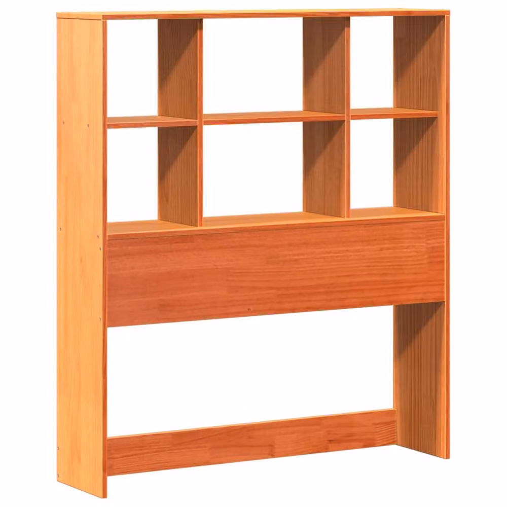 Berkfield Home Solid Wood Pine Full Bed Frame in Waxed Brown, W/D/H: 100 x 200 cm – 2