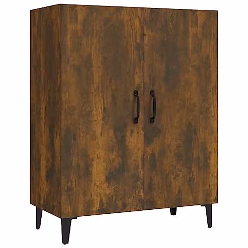 vidaXL Sideboard in Smoked Oak, Brown, W/D/H: 70 x 34 x 90 cm