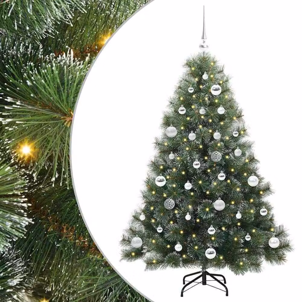 Berkfield Home Realistic Artificial Christmas Tree with 150 LEDs, Green, Height: 150 cm – 2