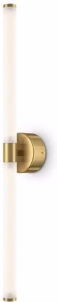 Maytoni Axis Modern LED Up & Down Wall Lamp in Gold/Brass with 3000K Warm White Light