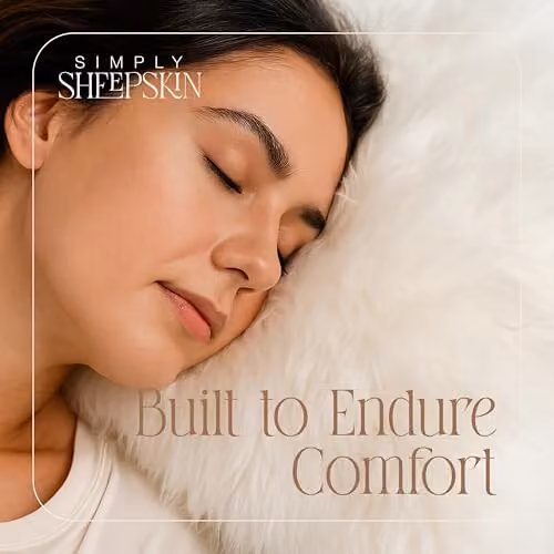 Simply Sheepskin Natural Wool Square Cushion, W/D/H: 45 x 45 x 45 cm – 2