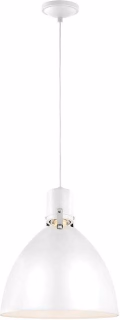 Elstead Brynne LED Medium Dome Suspended Ceiling Pendant Light in Chrome