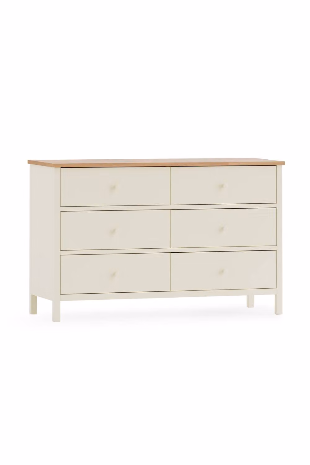 Julian Bowen Coxmoor 6 Drawer Wide Chest in White – 2