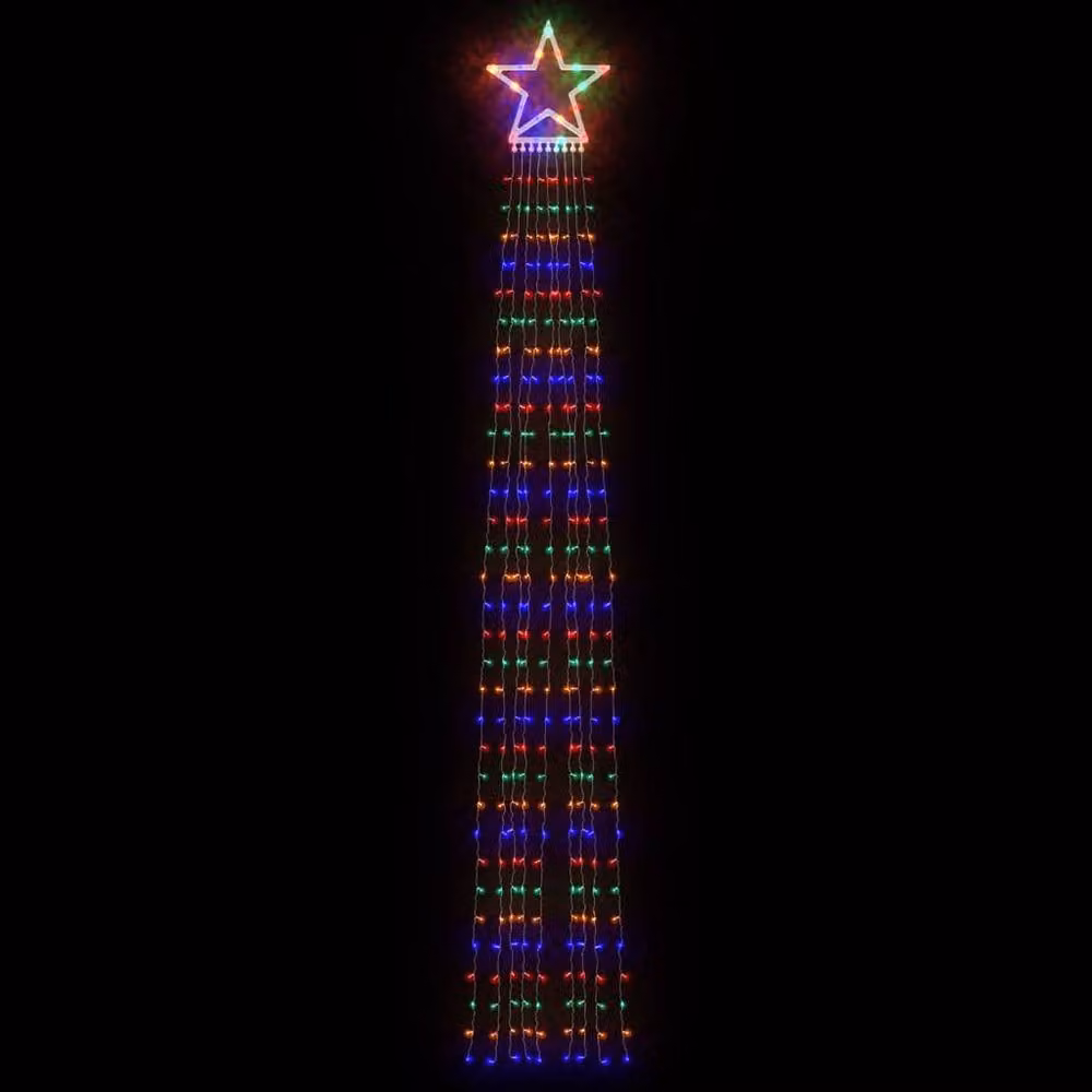 Berkfield Home Multicolour Christmas Tree Lights with 320 LEDs, 375 cm – 2