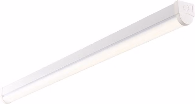 Loops 6ft High Lumen LED Batten Light Fitting, 68.5W Cool White, Gloss White