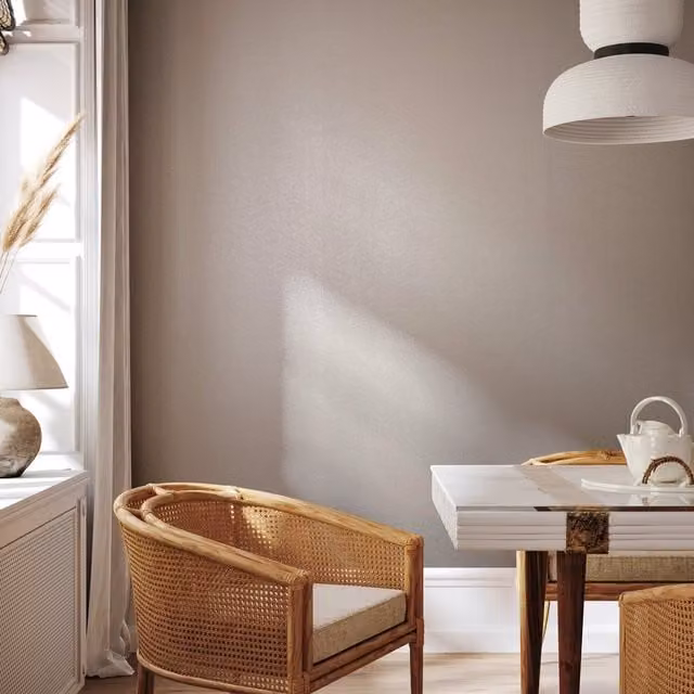 Galerie Industrial Effects Pearl Shimmer Wallpaper in Beige and White