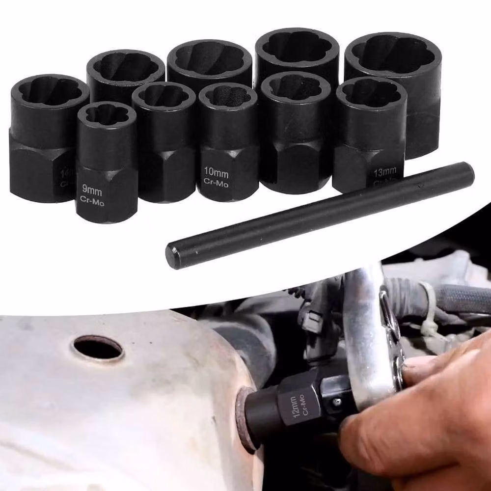SPETLEK 11-Piece Locking Wheel Nut Remover Set in Black – 2