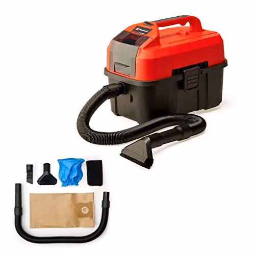 Einhell 18V PXC Cordless Wet and Dry Vacuum Cleaner with Blow Function in Red – 1