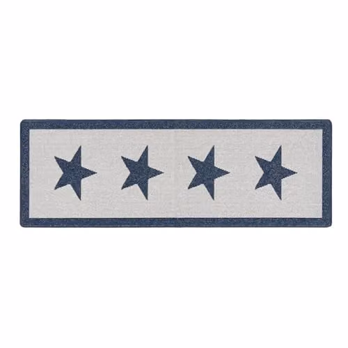 My Mat Navy Blue Star Runner, W: 67 cm, L: 200 cm – 1