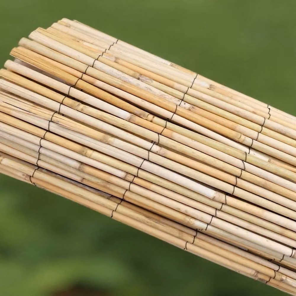 SPETLEK Beige Bamboo Garden Screening Fence Panel W/H: 100 x 60 cm – 4