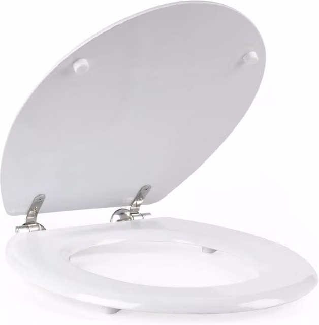 Nordara Toilet Seat Tongue in White W: 40 cm, D: 40 cm