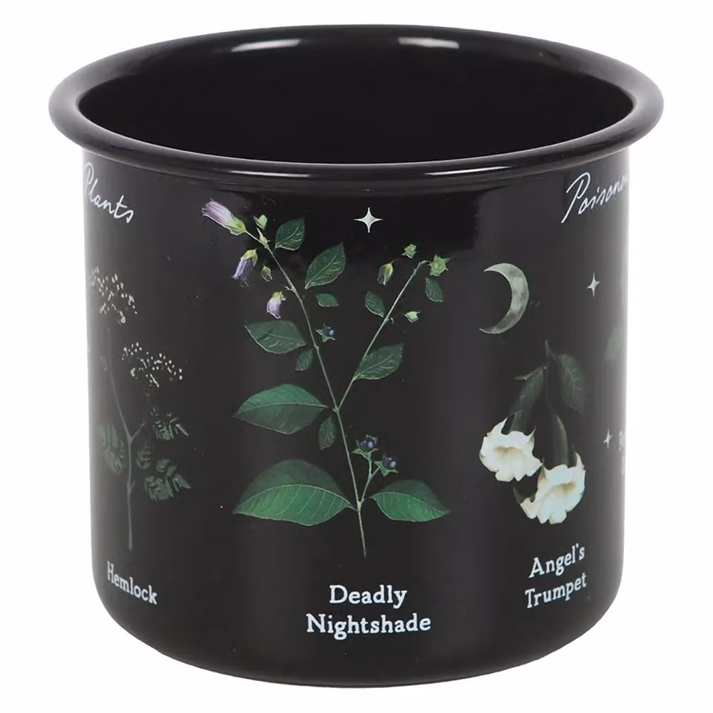 Something Different Poisonous Plants Enamel Mug in Black – 2