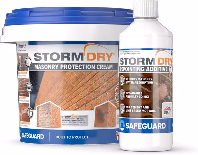 Stormdry Stormdry and Stormdry Repointing Additive, 3 Litres, Clear
