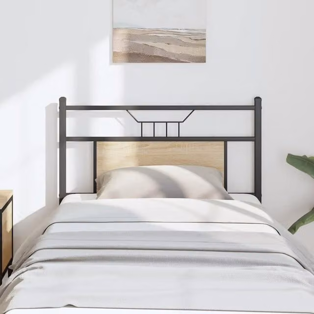 Berkfield Home Sonoma Oak Headboard in Brown, Width: 80 cm – 1