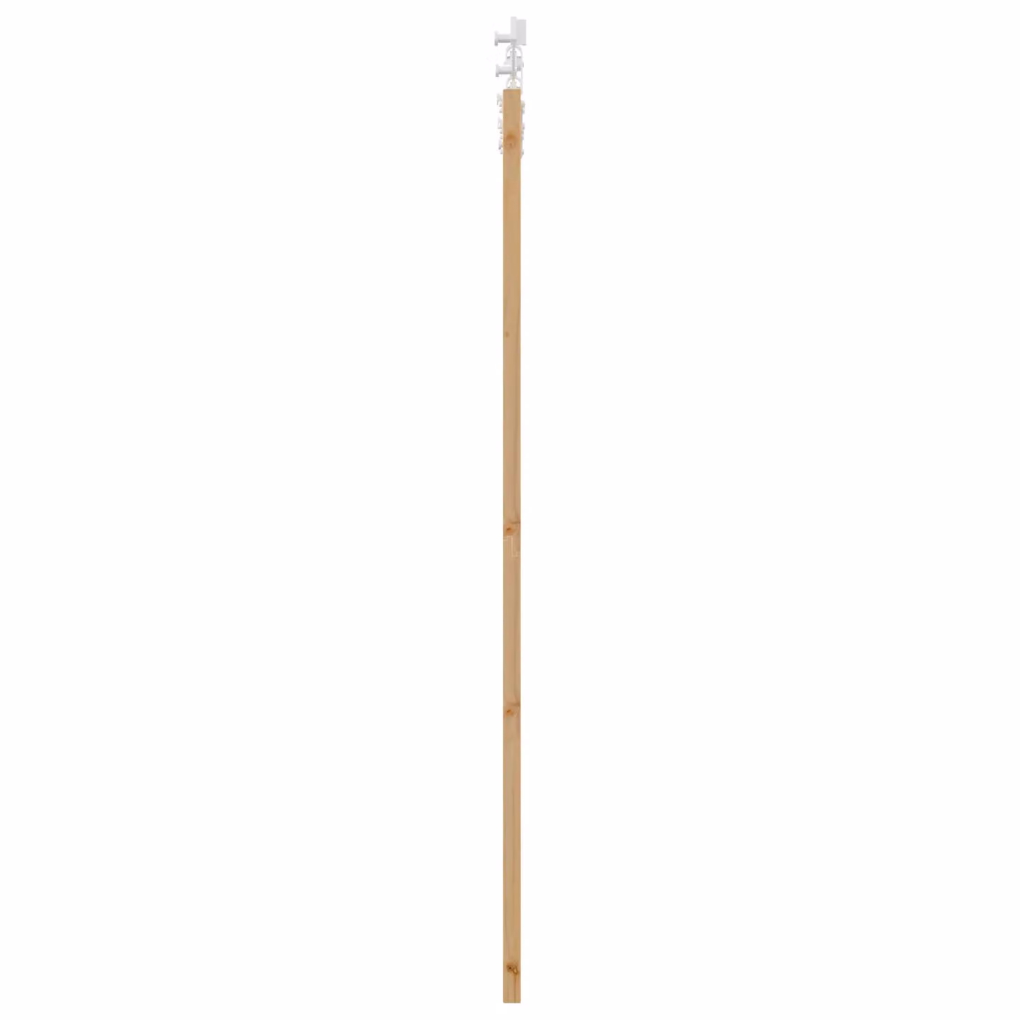 Berkfield Home Sliding Door with Hardware Set, Solid Wood Pine, Beige, W: 73.5 cm, H: 198.5 cm – 2