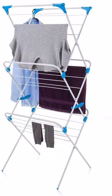 Minky 3 Tier Foldable Airer in Multicolour