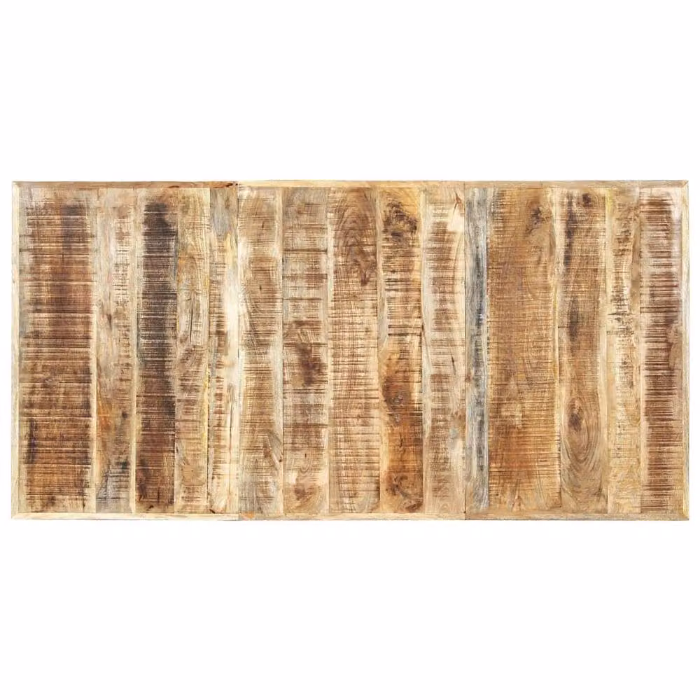 Berkfield Home Beautiful Rectangular Dining Table in Brown Solid Mango Wood, W/D/H: 180 x 90 x 76 cm – 2