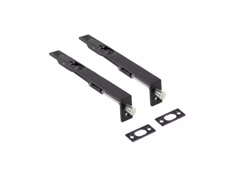 Golden Grace Heavy Duty Flush Door Bolt, Matt Black, 150mm, Pack of 2
