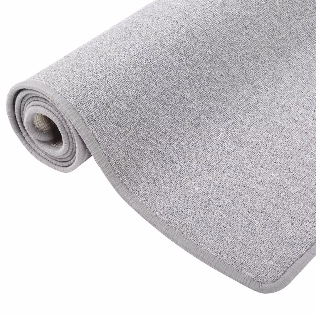 Berkfield Home Round Hand-Tufted Carpet Runner in Grey, Diameter: 100 cm