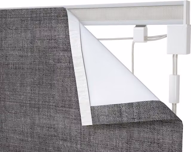 Terrys Roman Blind Kit in Blue and Grey with Aluminium Components