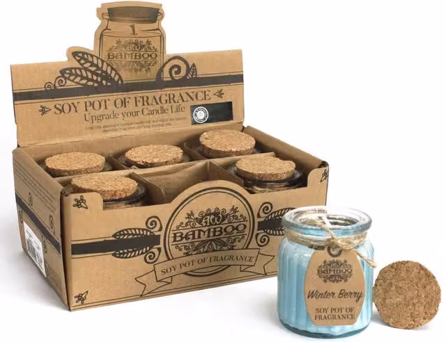 KDMK Winter Berry Fruity Soy Candle Pot in Petrol