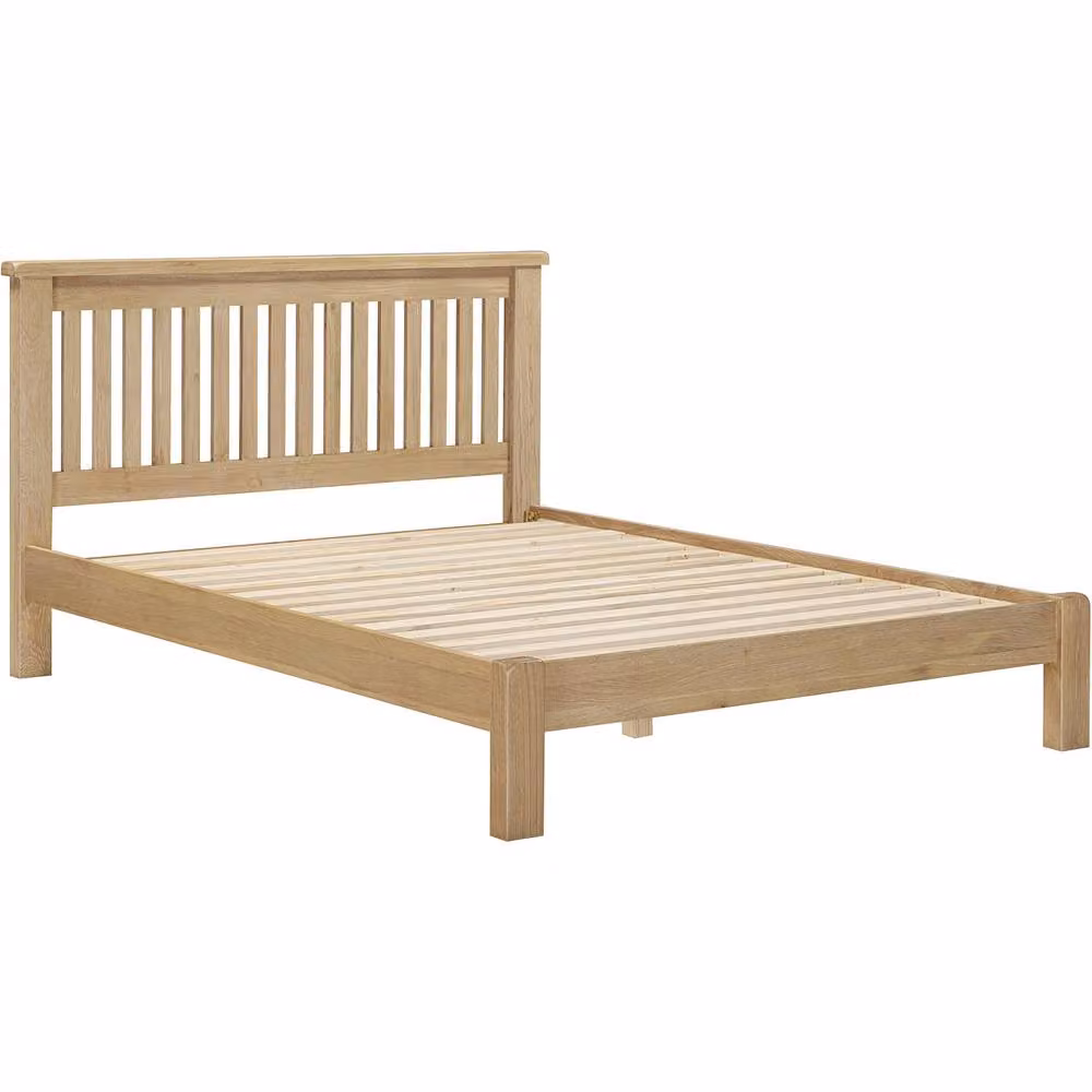 Seconique Windsor 5' King Size Low Foot End Bed in Brown Engineered Wood – 2