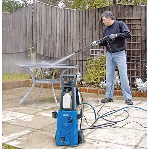 Draper PW1600 Electric Pressure Washer, 135 Bar, Blue – 2