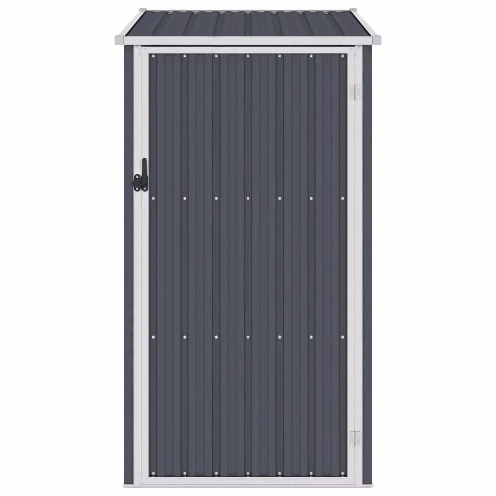 Berkfield Home Anthracite and Black Galvanised Steel Garden Shed Tall Cabinet W/D/H: 87 x 98 x 159 cm – 2