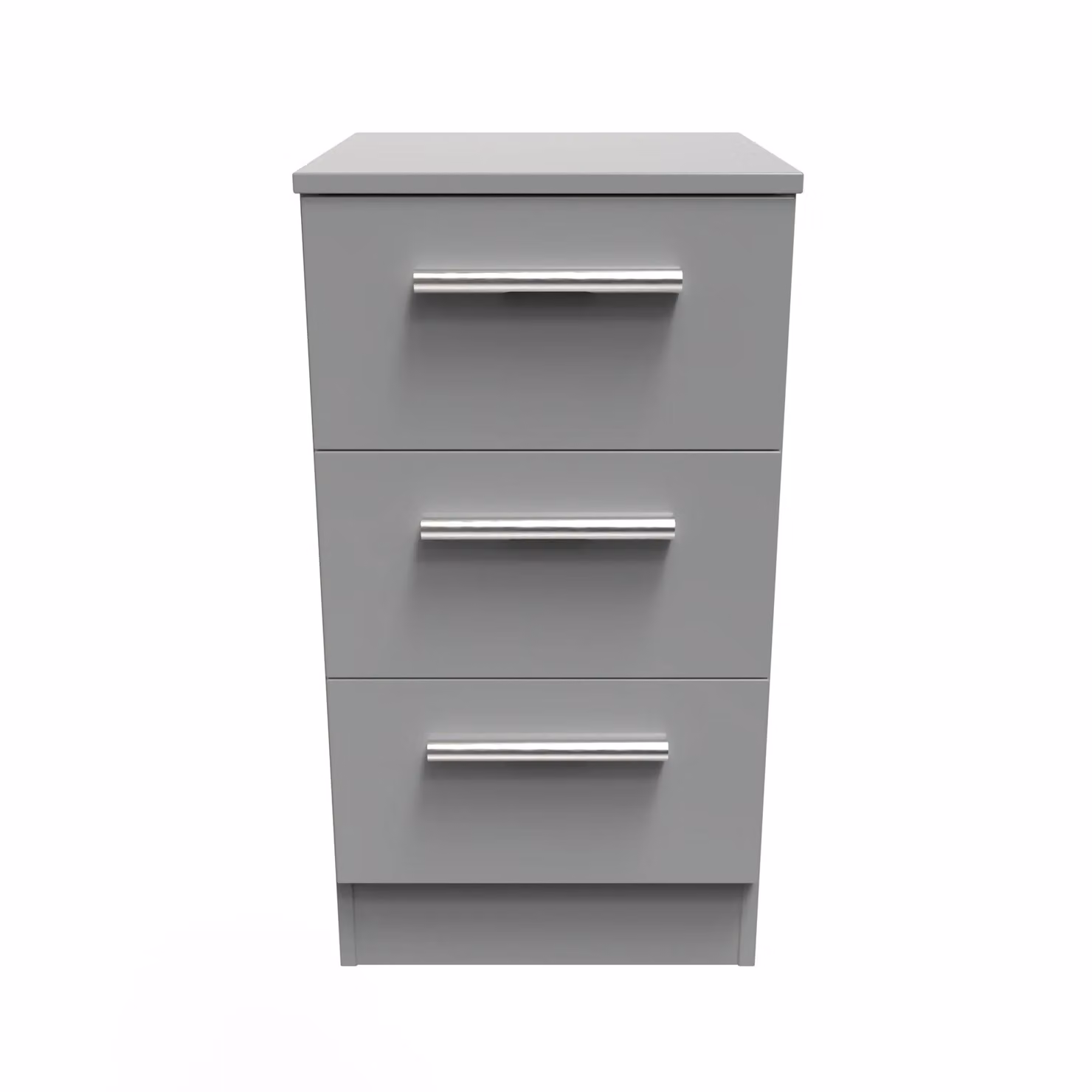 Ready Assembled 2 U Trent 3 Drawer Bedside Table in Dark Grey – 2