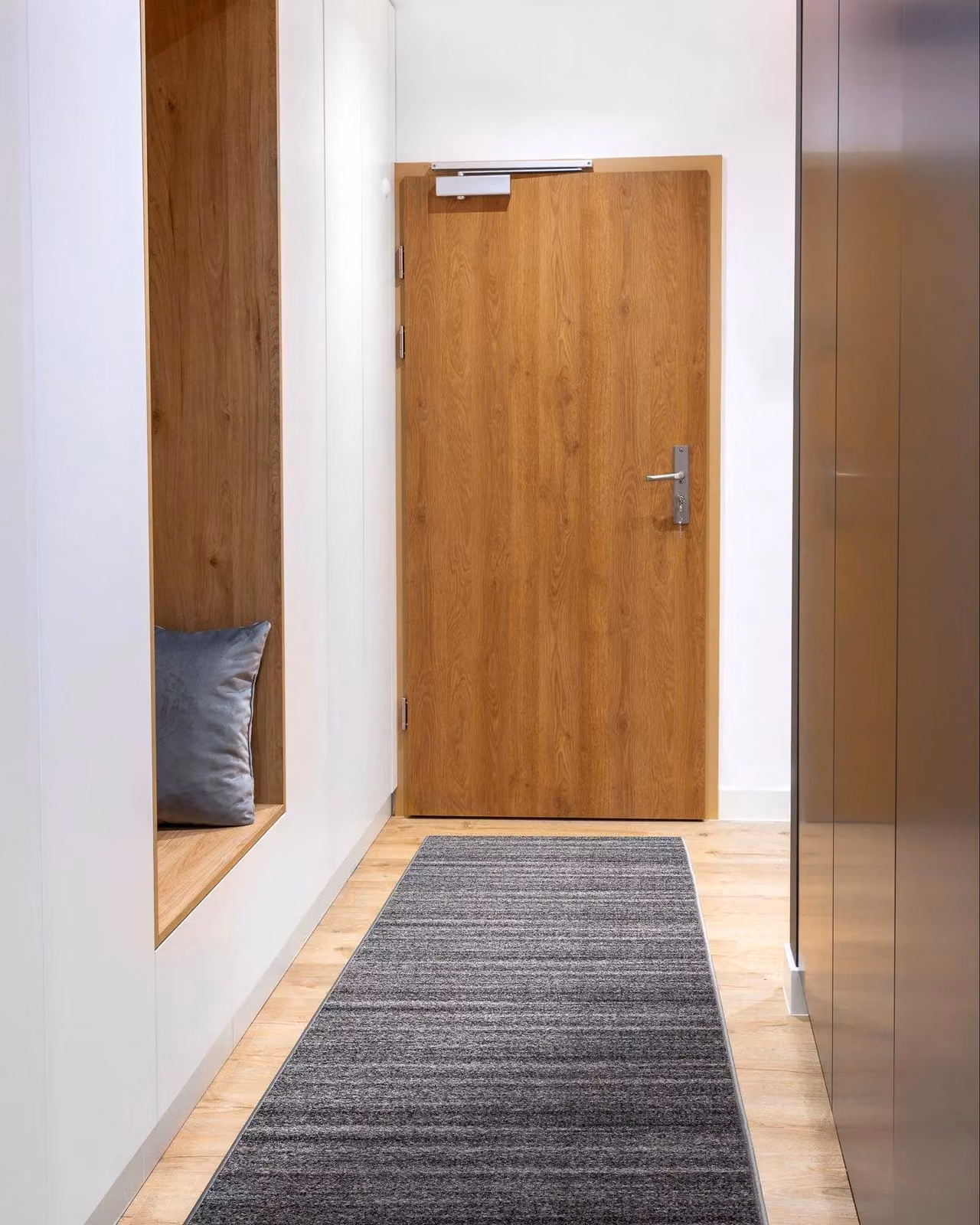 RugsX Silver Sahara Runner in Grey, W: 80 cm, L: 450 cm – 4