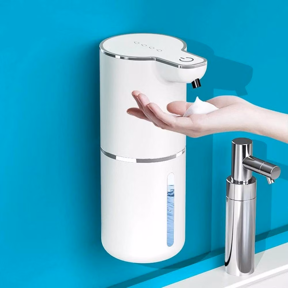 PAWNORA White Automatic Touchless Soap Dispenser with IR Sensor and Rechargeable Battery – 2