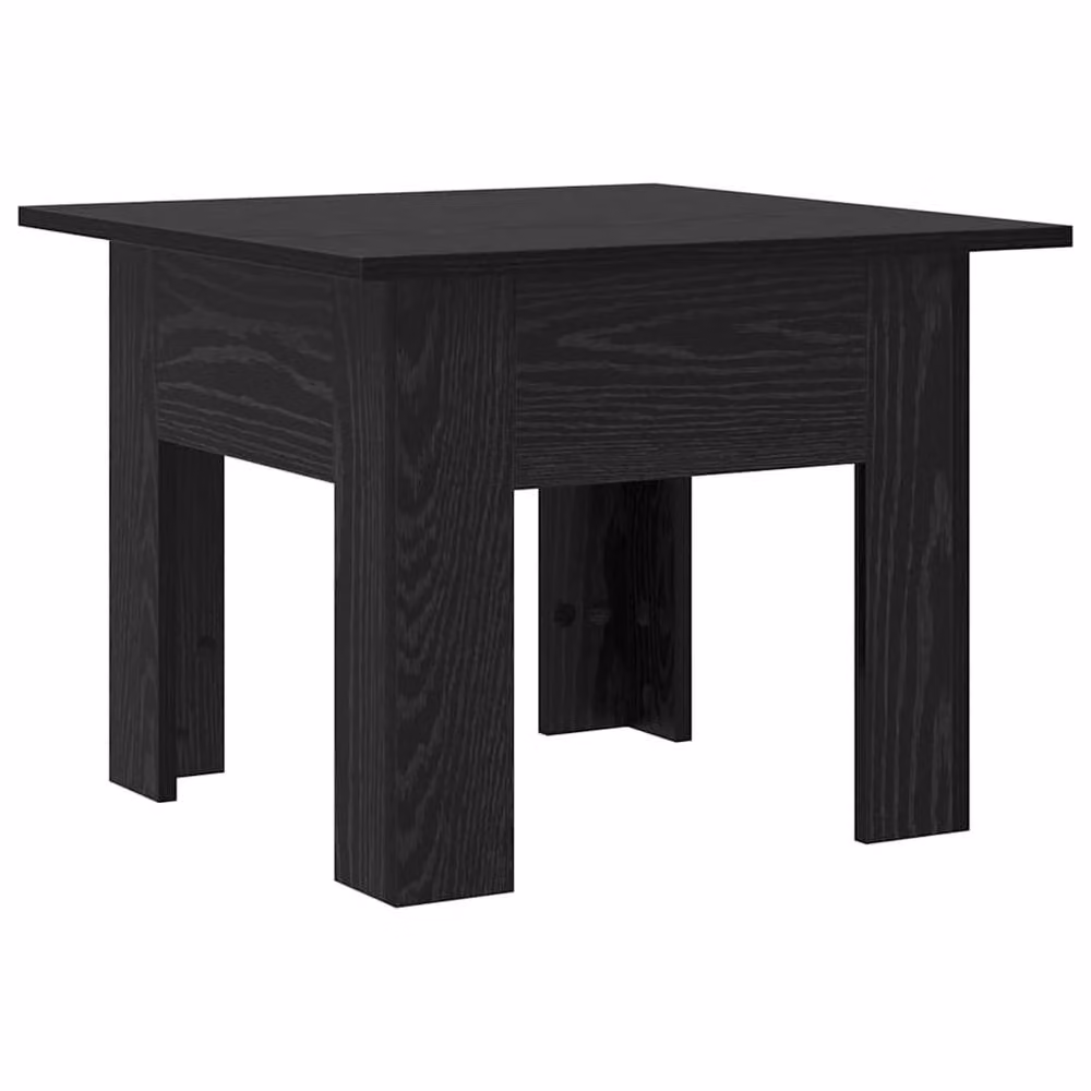 Berkfield Home Elegant Square Coffee Table in Black Oak, W/D/H: 55 x 55 x 42 cm – 3