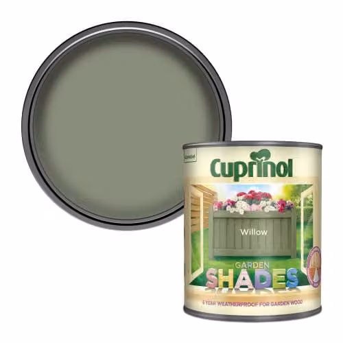 Cuprinol Garden Shades Exterior Woodcare, Willow Green, Matt Opaque, 1.2 l – 1