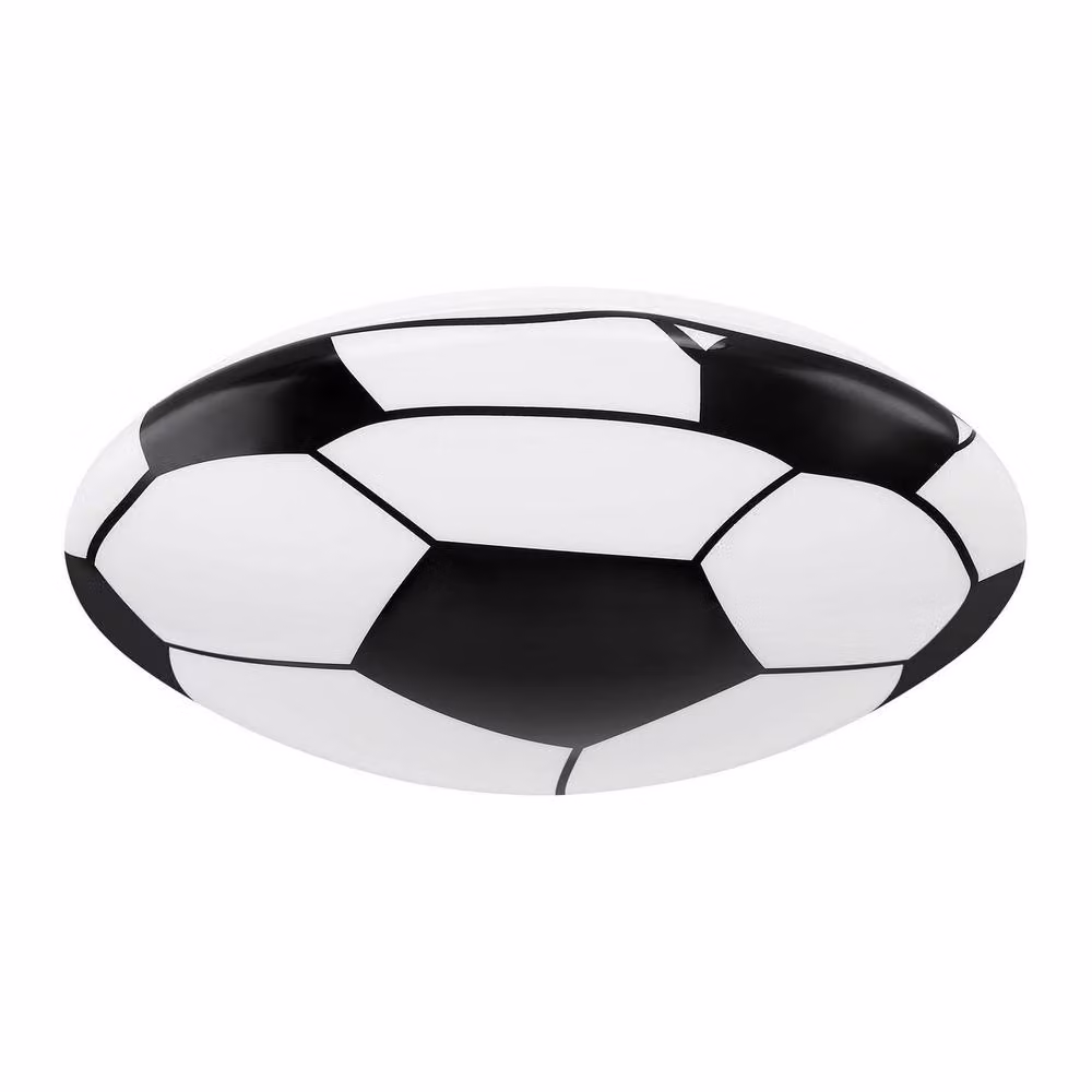 Globo Lighting Lemmi LED Sphere Flush Ceiling Light in White or Black with Warm White 3000K Light – 3