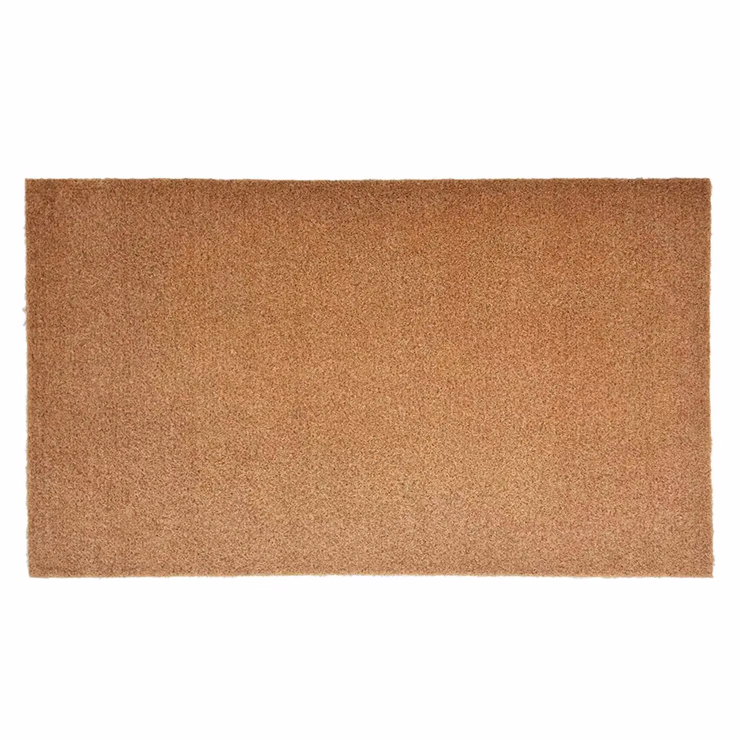 Nicoman Plain Brown Coir and PVC Non-Slip Weatherproof Doormat, W: 60 cm, D: 90 cm – 2
