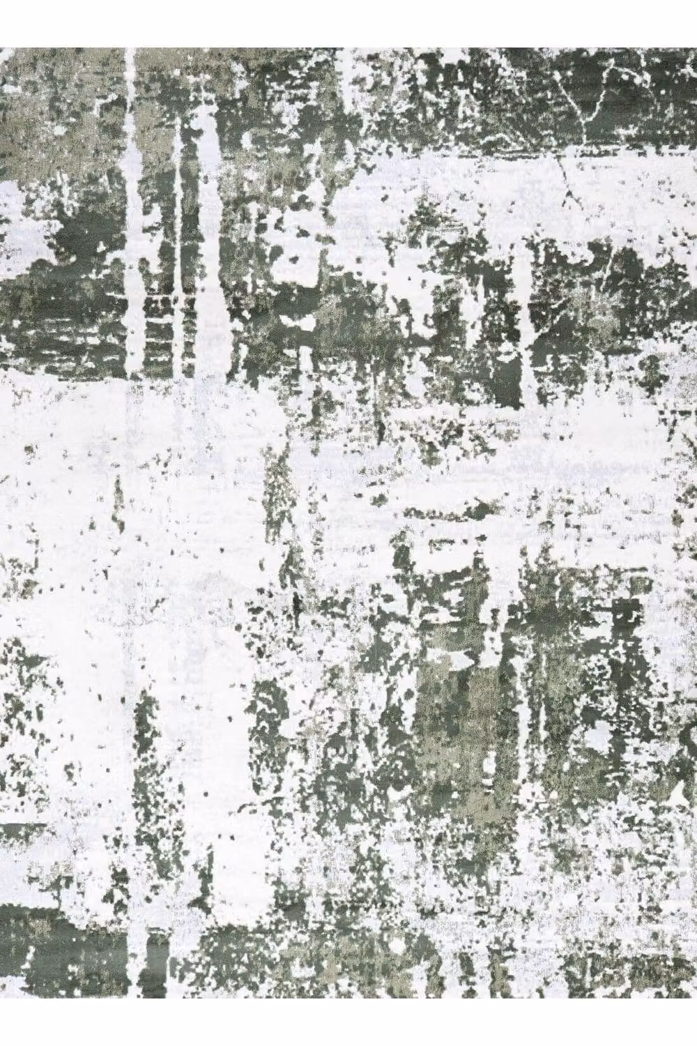 THE RUGS Elaris Stain Resistant Abstract Distressed Area Rug, Green, W: 160 cm, D: 230 cm – 2