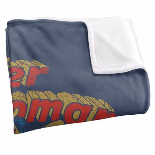 Warner Bros. Justice League At Your Service Silky Touch Super Soft Fleece Throw Blanket, Multicolour, W/H: 127.0 x 152.4 cm – 2