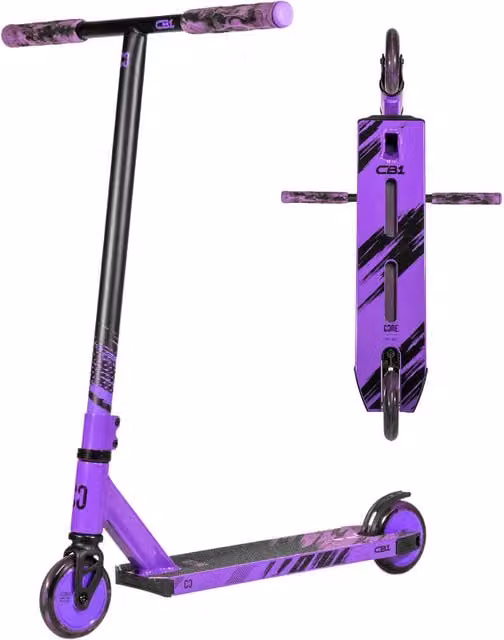 CORE CB1 Beginner Scooter - Black and Purple