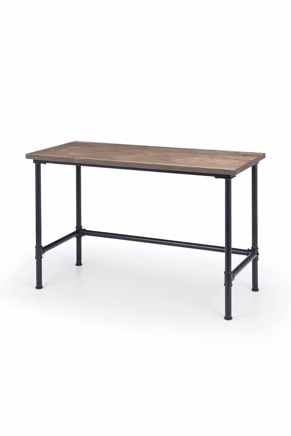 Julian Bowen Carnegie Industrial Writing Desk in Brown and Black – 2