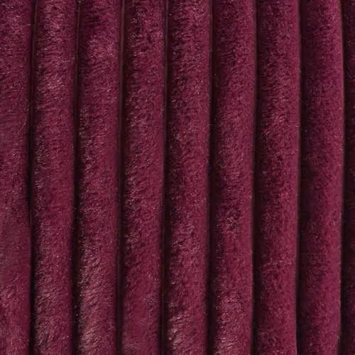 OHS Burgundy Faux Ribbed Fleece Throw Blanket, W/D/H: 125 x 150 cm – 5