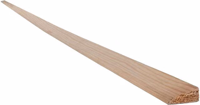 Snowdon Timber Brown Pine Wedge Glass Bead Moulding W: 8 mm, H: 21 mm, L: 2400 mm