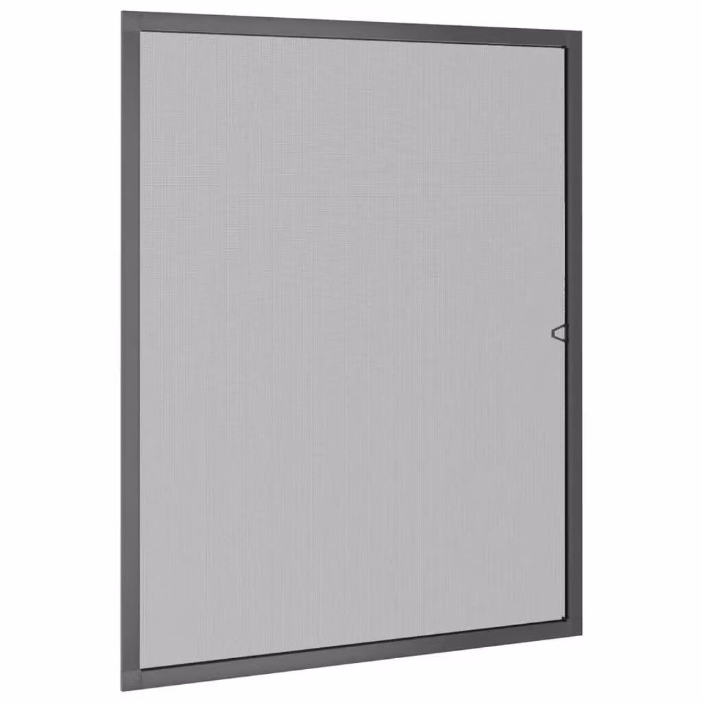Berkfield Home Anthracite Insect Screen for Windows with Black Fibreglass Mesh, W: 80 cm, H: 100 cm – 2