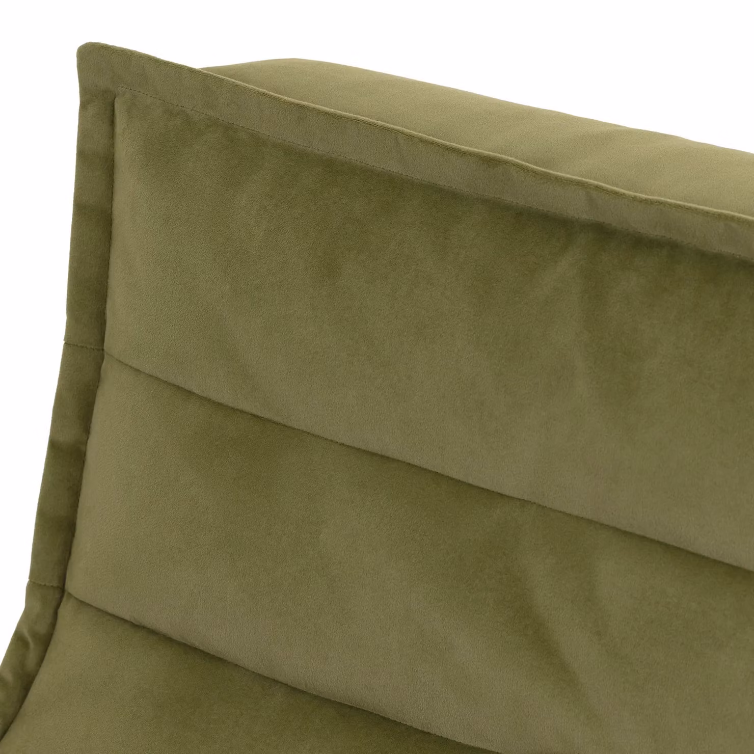 icon Kota 2 Seater Velvet Bean Bag Floor Sofa in Green – 3