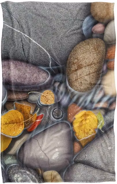 JQ Licensing Autumn Stones Silky Touch Super Soft Fleece Throw Blanket, Multicolour, W: 91 cm, D: 147 cm – 6