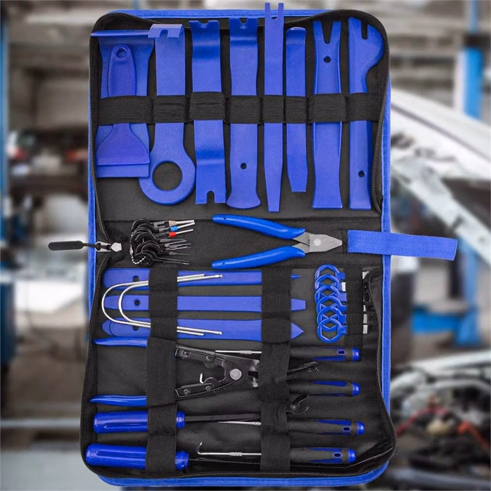 NESTLUNE 439-Piece Car Trim Removal and Panel Pry Tool Kit in Blue – 5