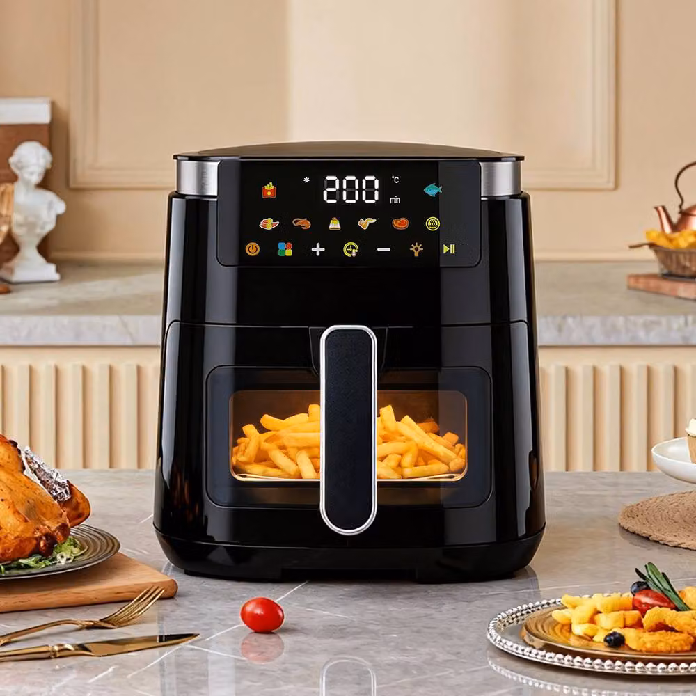 Spector 5L Digital Air Fryer 1250W Oil Free Hot Air Cooker in Black – 3