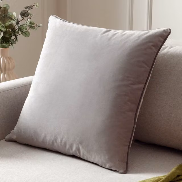 Furn Meridian Grey Velvet Square Cushion, W/D/H: 45 x 45 x 45 cm – 3