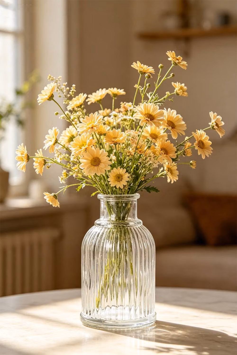 ExtraStar Set of 16 Small Geometric Glass Vases in Transparent Clear – 2